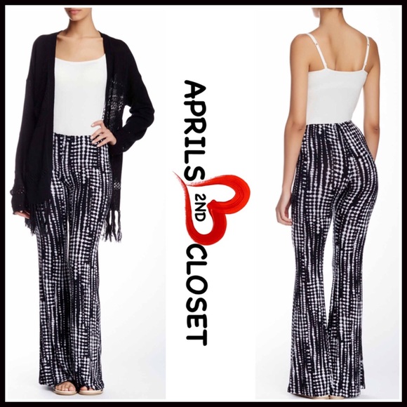 ❗1-HOUR SALE❗Boho Flared Leg Knit Pants - Picture 2 of 6