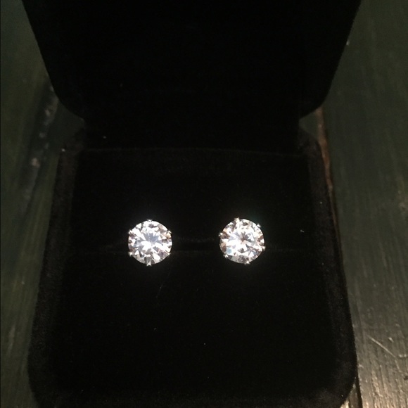 1ct Lab Created Diamond Earrings