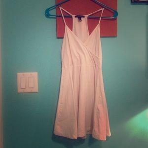 White Racerback Skater Dress