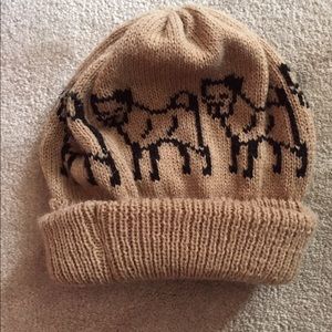 Pug beanie print