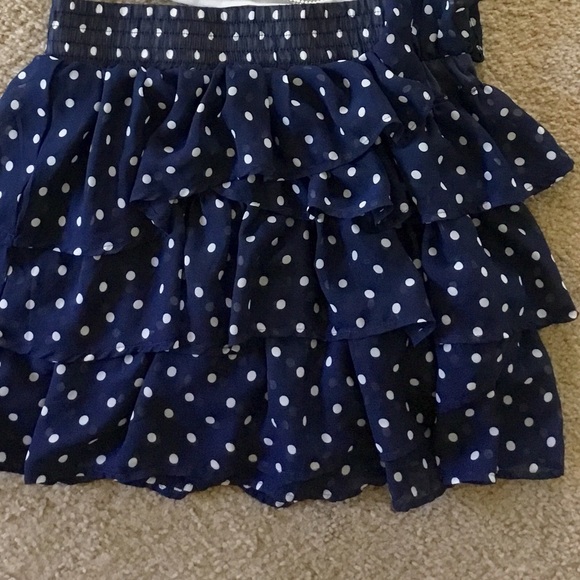 Maurices Polka dots Mini Skirt Size Large 👄