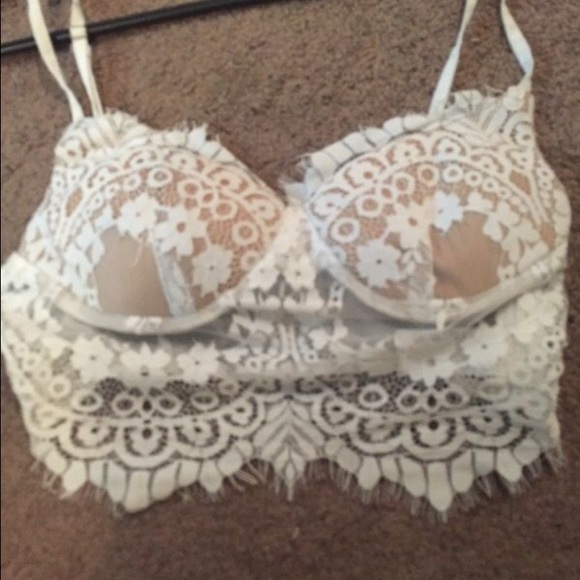Lace crop top