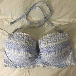 Victoria's Secret scalloped push up halter bikini