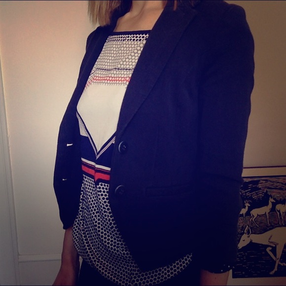 H&M blazer. Cotton/lined. Good for work in summer!