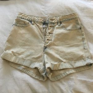 BDG super high rise foxy shorts