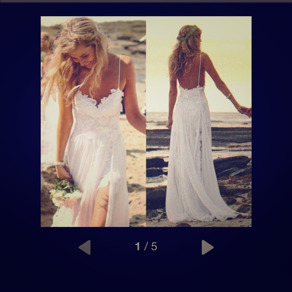 White Lace Wedding Dress