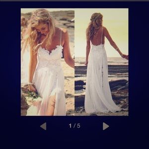 White Lace Wedding Dress