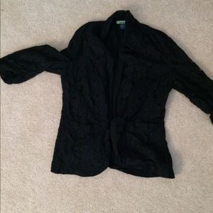 Black Lace Blazer