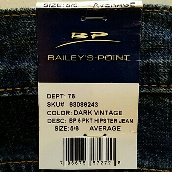 Bailey's Point Hipster Blue Jeans - Picture 3 of 4