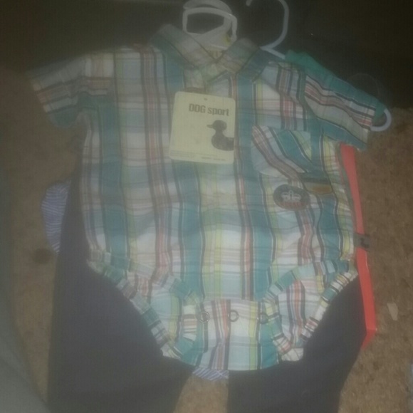 Matching shirt and shorts