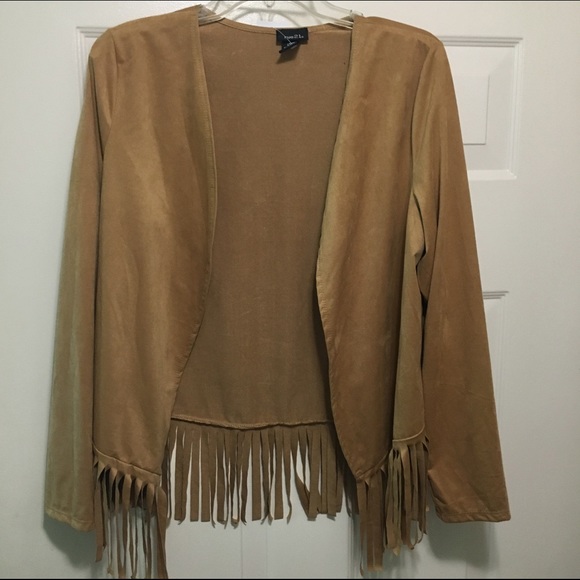 Jackets & Blazers - Fringe over jacket NEW
