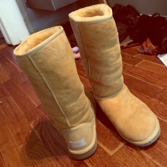 Golden UGG boots (classic talls)