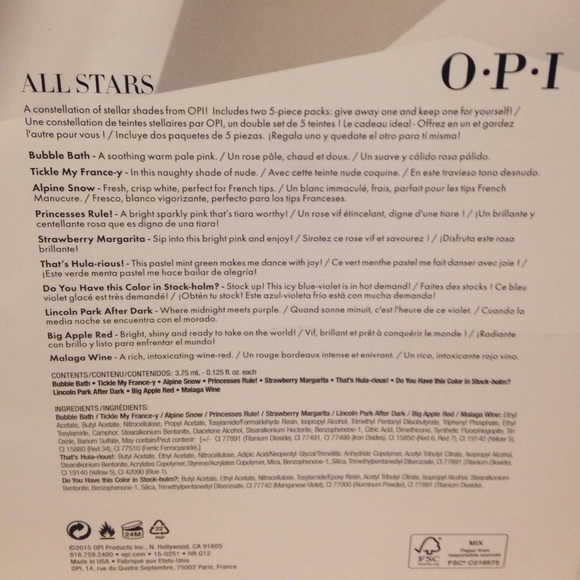 OPI All Stars 10 pack - Picture 4 of 4