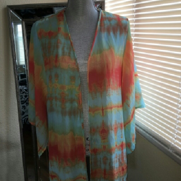 Tie-dye style coverall
