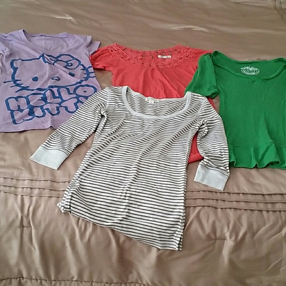 4 Junior tops.