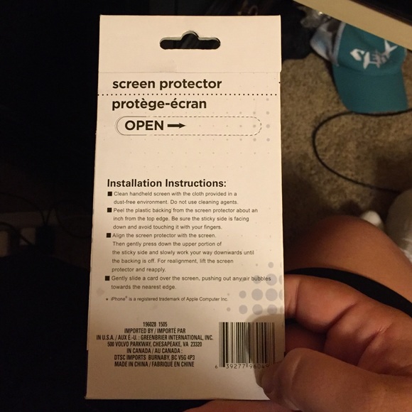 Red screen protector for iPhone 6/6s - Picture 2 of 2