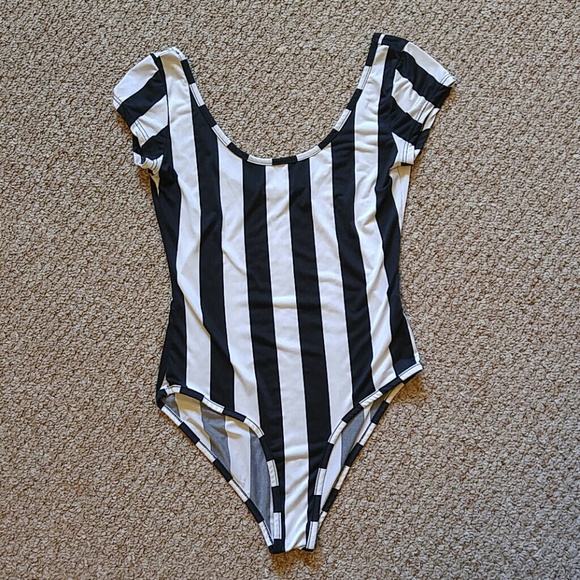 Striped leotard