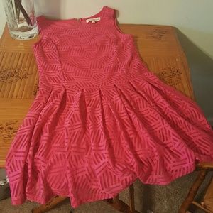Pleated school girl dress