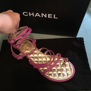 Chanel gladiator sandals
