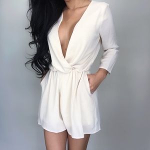 Cream Romper