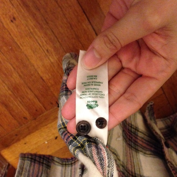 Roots long plaid shirt - Picture 3 of 4