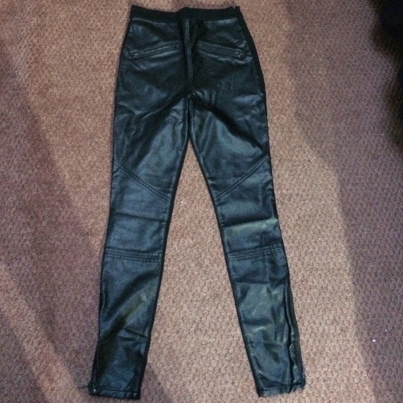 Fashion Nova High Waisted Faux Leather Legging