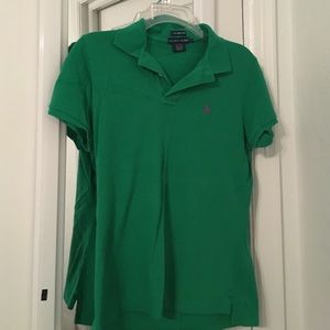 green polo by Ralph Lauren