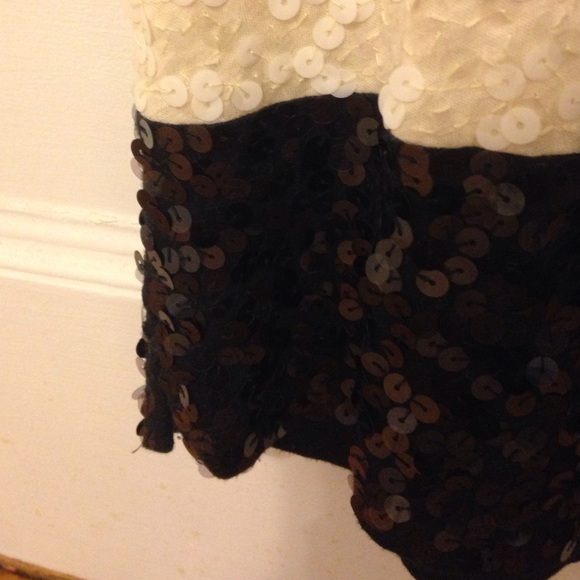 J.crew sequin top black and white - Picture 3 of 3