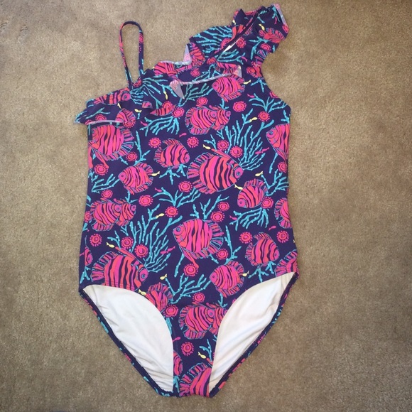 Lilly Pulitzer One-strap Swimsuit