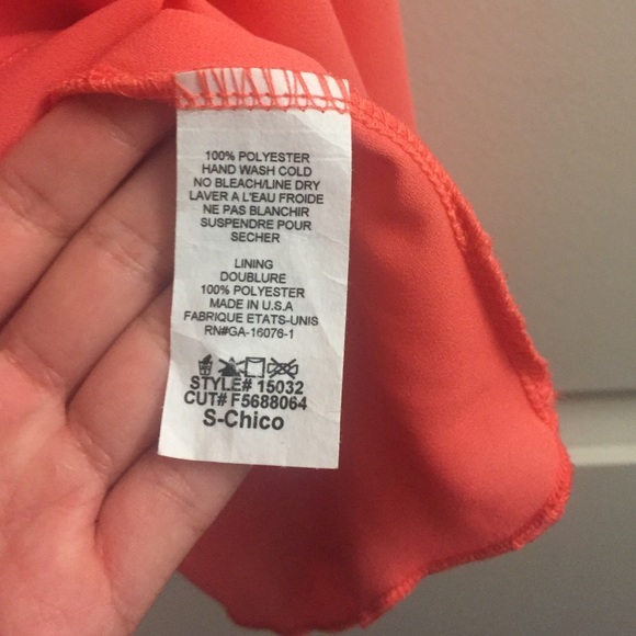 Small beautiful corral blouse - Picture 4 of 4