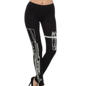 "gun"  leggings
