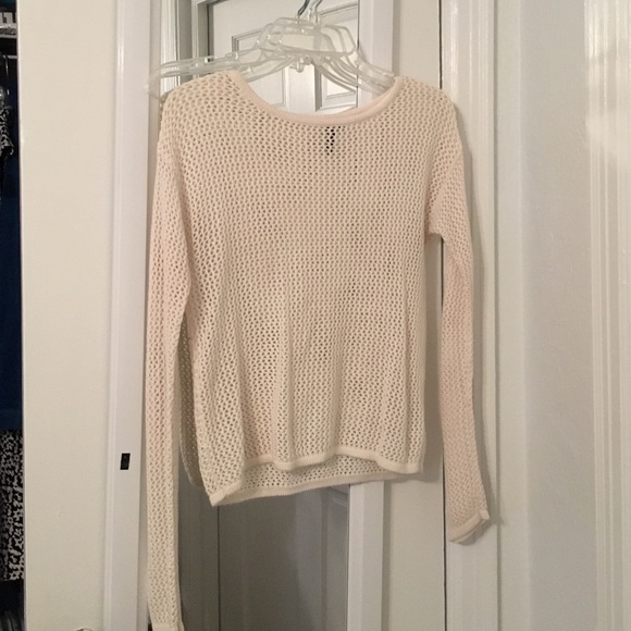 white sweater