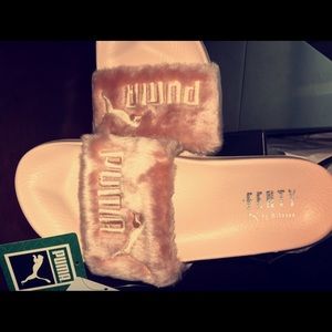 Pink Puma Leadcat Fenty Slides