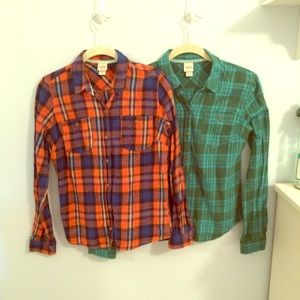 Target plaid shirt bundle!