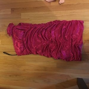 Pink stretchy dress