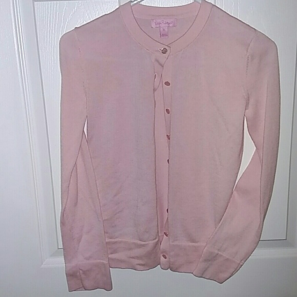 Lilly Pulitzer pink cardigan