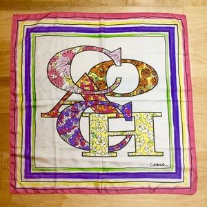 Coach silk scarf