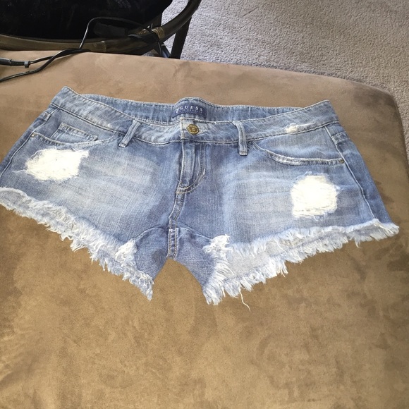 Distressed shorts