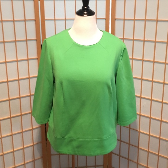 Lime green top