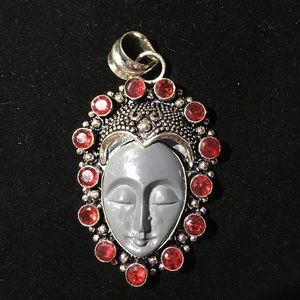 STERLING SILVER BUDDHA PENDANT