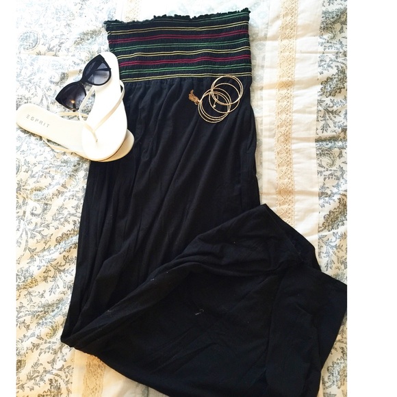 Tube top maxi dress