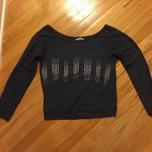 Pullover hanging off shoulder VICTORIA SECRET!