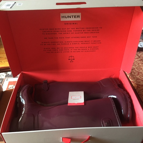 Hunter Shoes - NWT Original Tall gloss Hunter Boots!