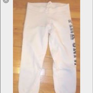 White Crop Sweatpants!