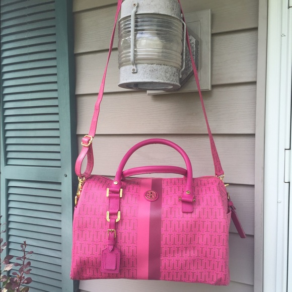 Tory Burch Leather Carry All Ways Bag - Picture 2 of 4