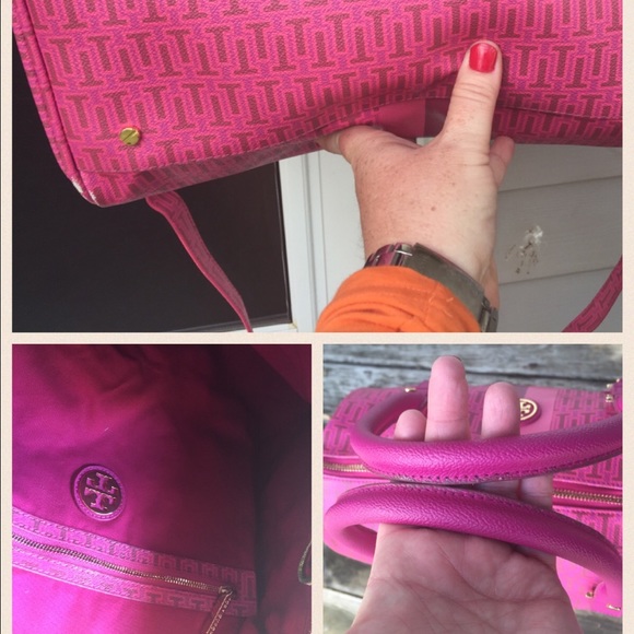 Tory Burch Leather Carry All Ways Bag - Picture 4 of 4