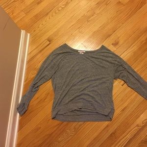 Gray long sleeve