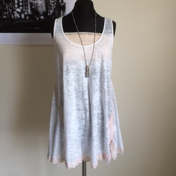 Free People Tops - Free people cream lace top