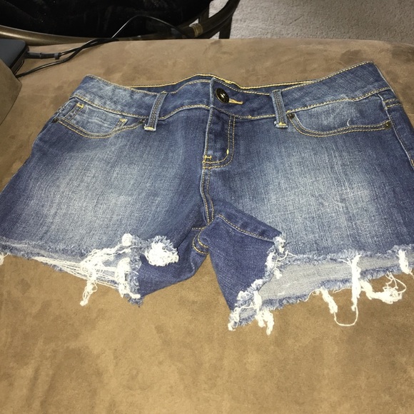 Denim shorts