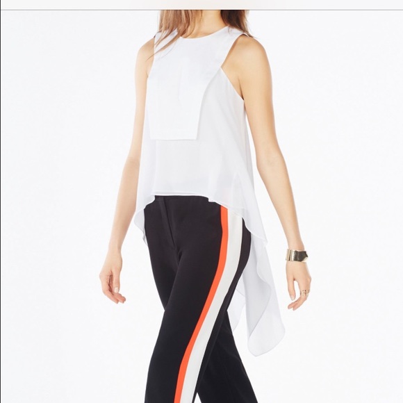 BCBG annette backless shirt XS!